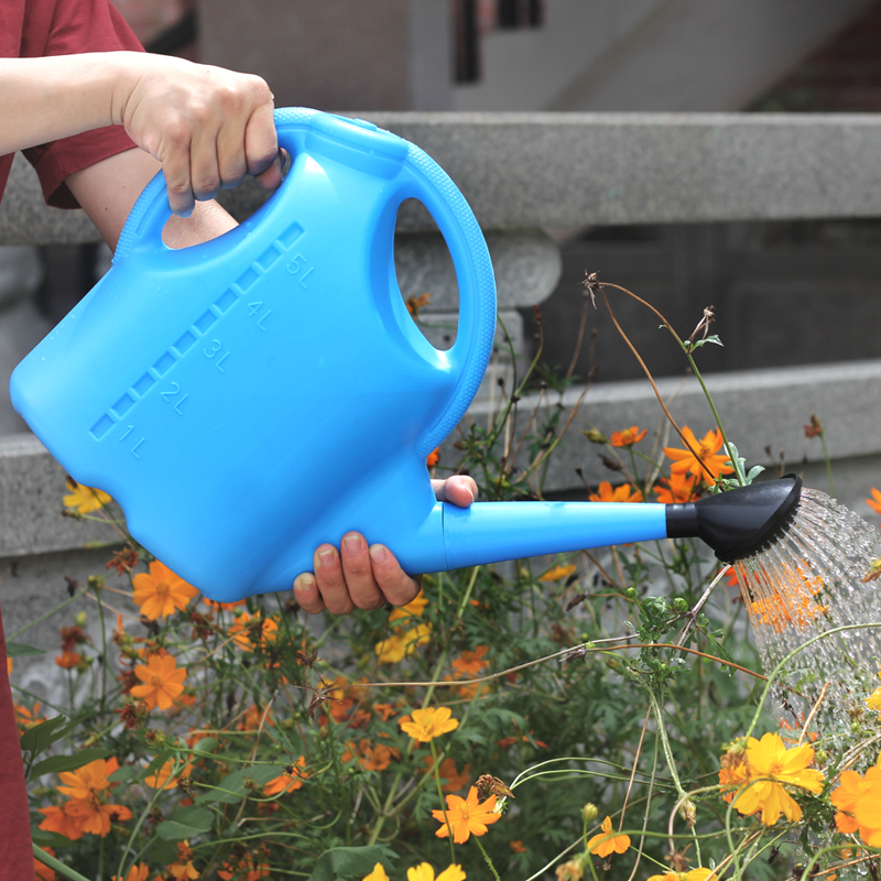 洒水壶艺园宝加厚塑料长嘴浇花壶