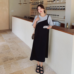 大货已出!!!2023年新款拼色连衣裙女款式大摆女款 1625-P95-K148,女装孕妇装,浙宝179