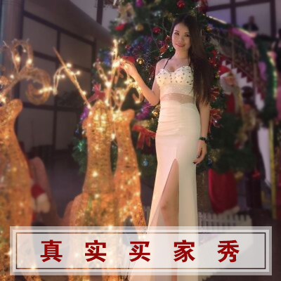 天天特价低胸夜店抹胸新款晚礼服