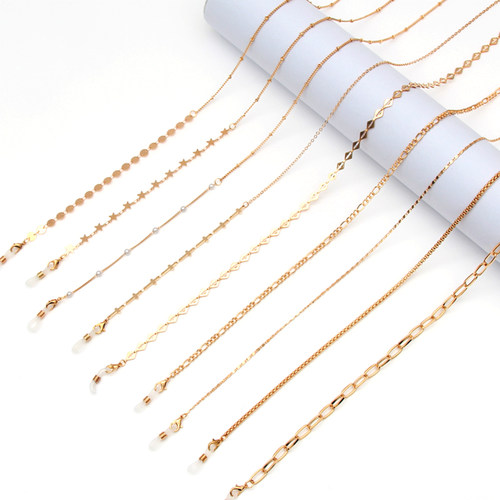 眼镜链条挂脖口罩绳耳机链男女款