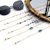 蛇链不锈钢口罩链条老花镜眼镜链女挂脖防脱落挂绳防滑防丢链子男