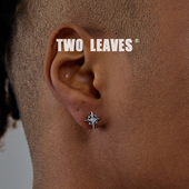 TWO 轻奢嘻哈耳饰 街头男女款 LEAVES S925纯银八芒星耳钉欧美个性