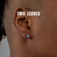 TWO 轻奢嘻哈耳饰 街头男女款 LEAVES S925纯银八芒星耳钉欧美个性