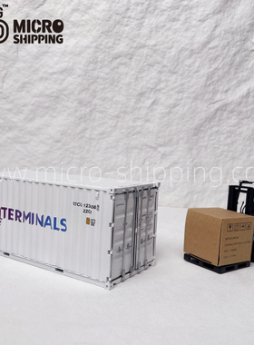 1:30合金集装箱模型Q-terminals合金货柜模型个性化定制航运工具