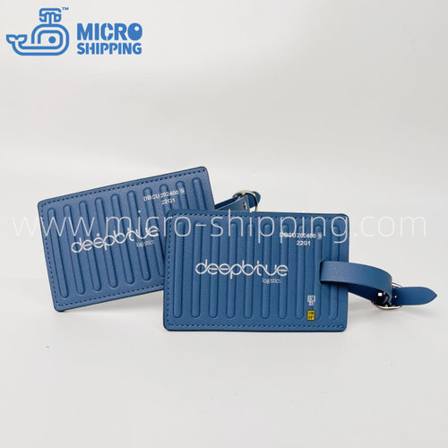 Deepblue集装箱行李牌PU皮革卡套软胶硅胶吊牌商务礼品展会礼
