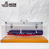 达飞轮船CMA CGM 40cm合金集装 限量珍藏版 箱船 高端航运礼品模型