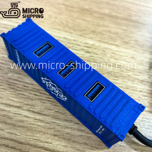 中远海集装箱集线器扩展转换接头笔记本电脑拓展usd一拖四hub集分