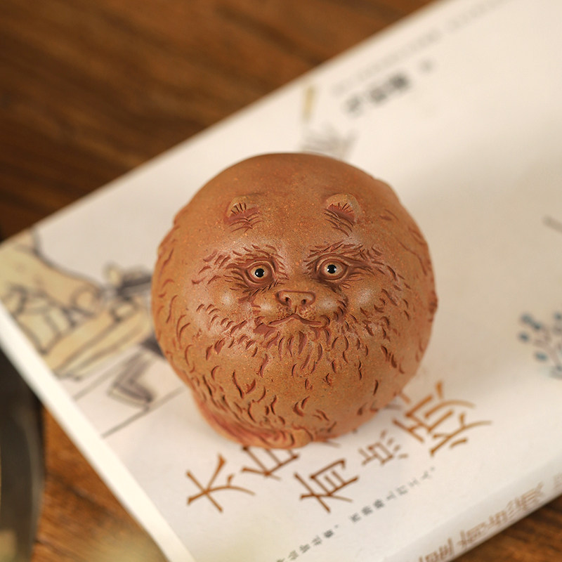 茶道可养紫砂萌龙手工装饰图片