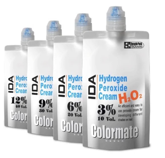IDA双氧奶正品艾的莉露贝诗显色乳发廊专业染发双氧3%6%9%12%双氧