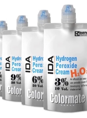 IDA双氧奶正品艾的莉露贝诗显色乳发廊专业染发双氧3%6%9%12%双氧