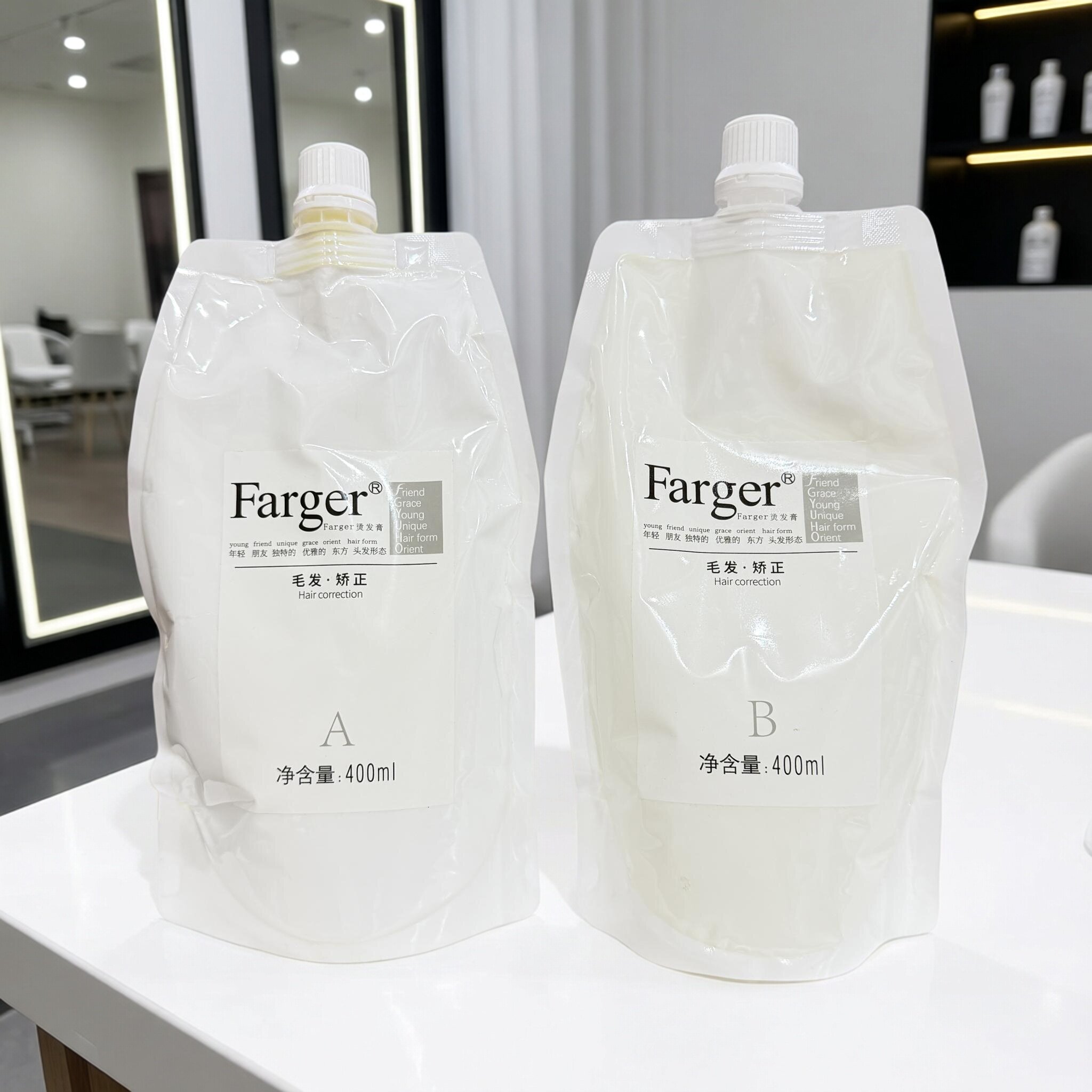 悠呼矫正FGYUHO毛发矫正毛躁发质抛光烫发水自然卷沙发顺直光泽