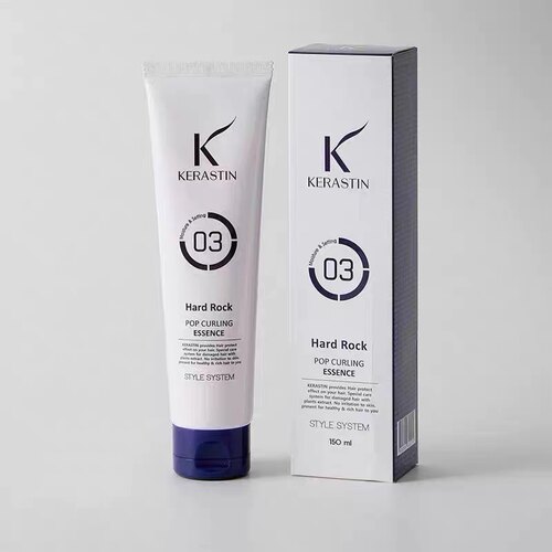 韩国Kerastin湿感润发乳翘翘发专用保湿柔软轻定型造型品原装正品