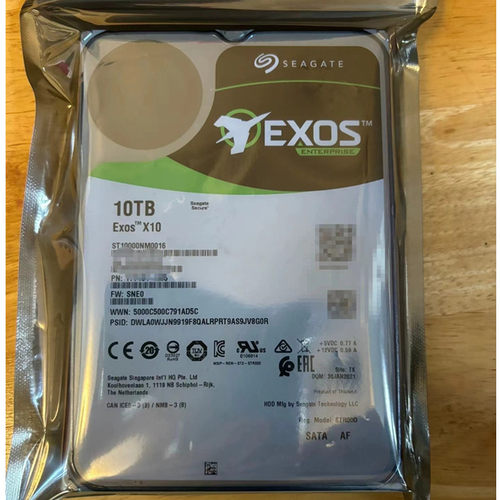 希捷10T银河企业级氦气硬盘