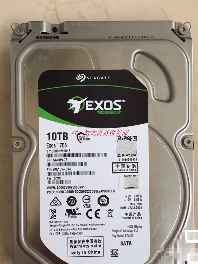 ST10000NM0016希捷 10T银河系列企业级氦气存储硬盘 NAS全新_虎窝淘