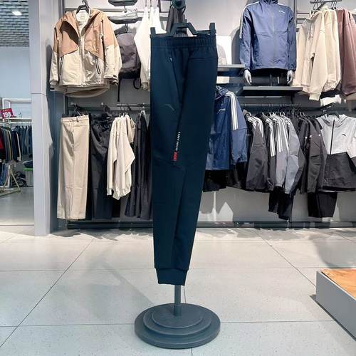 安踏休闲春款男子束脚运动长裤