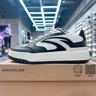 厚底增高超轻低帮滑板鞋 女2025秋新款 122548066 休闲鞋 安踏982板鞋