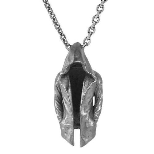 朋克项链暗黑风刺客斗篷男士