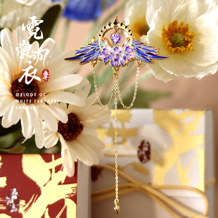 胸花女情侣生日礼物 翅膀胸针天使恶魔高档奢华气质徽章2022年新款