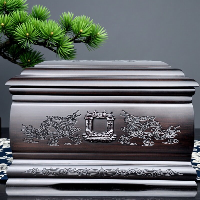 高档黑檀实木防潮骨灰盒