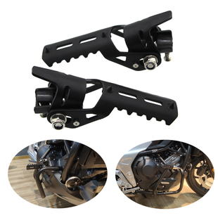 适用本田CB400X CB500X NC750 改装通用保险杠前置脚踏 巡航脚踏
