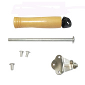 陆川铁锅把手提配件实木柄手柄炒菜锅柄防烫锅柄可拆卸苏泊尔全新