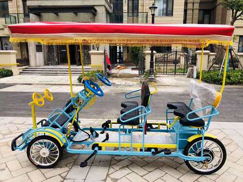 电动观光车休闲马双亲子