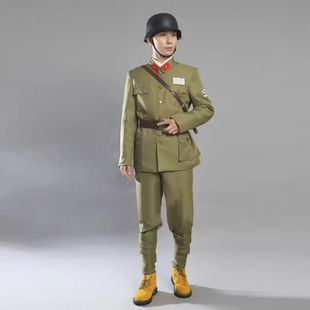 德教导员机械师演出服士兵舞台表演服二战时期影视剧八佰士兵话剧