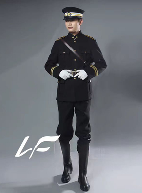 民国时期影视演出服少帅气写真拍照剧本杀巡捕房同款衣服警局表演