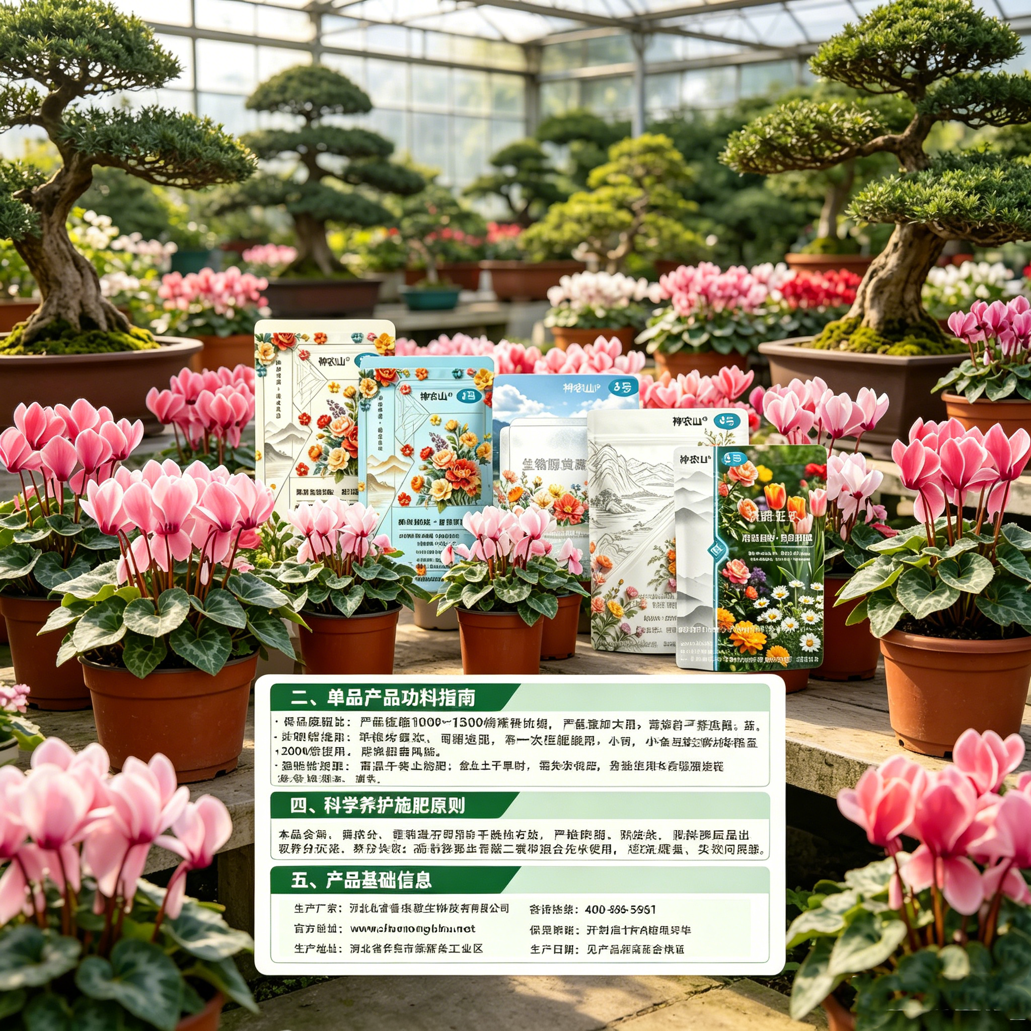 仙客来营养液花肥兔耳花四季仙客来专用肥料迎客仙鹤来开花液体肥 - 实物图