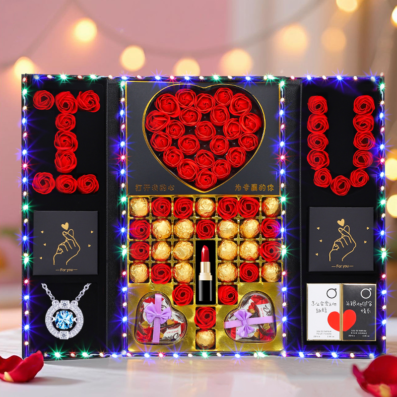 圣诞送女友礼物德芙巧克力礼盒装