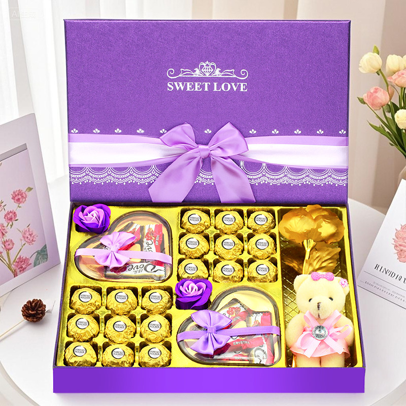 FERRERO费列罗巧克力礼盒装新年礼物零食年货送女友老婆闺蜜员工