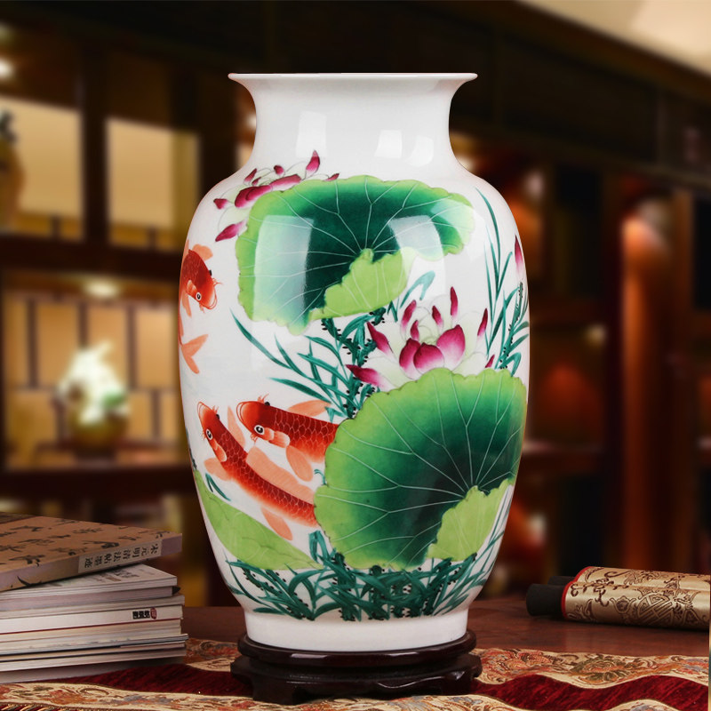 名家胡慧中作品景德镇手绘陶瓷器