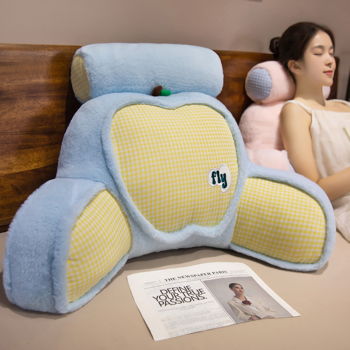 床头靠垫软包护腰靠枕大靠背沙发抱枕床上枕头床靠孕妇宿舍保暖冬,居家布艺,床头靠垫,淘宝优惠券,粉丝福利购,淘宝优惠卷