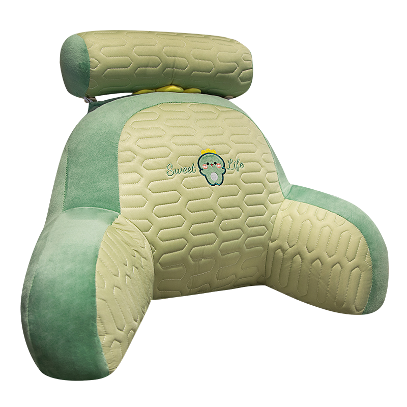 丝绒床头靠垫软包护腰靠枕大靠背沙发抱枕靠枕头床上看书夏季