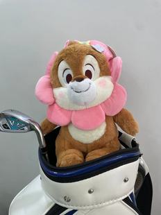 草莓熊高尔夫大眼怪一号木三号木杆头套宠物杆套卡通高尔夫杆套