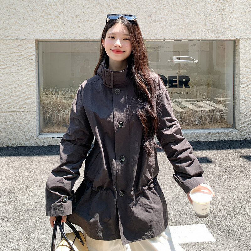 设计感通勤风风衣短款外套女
