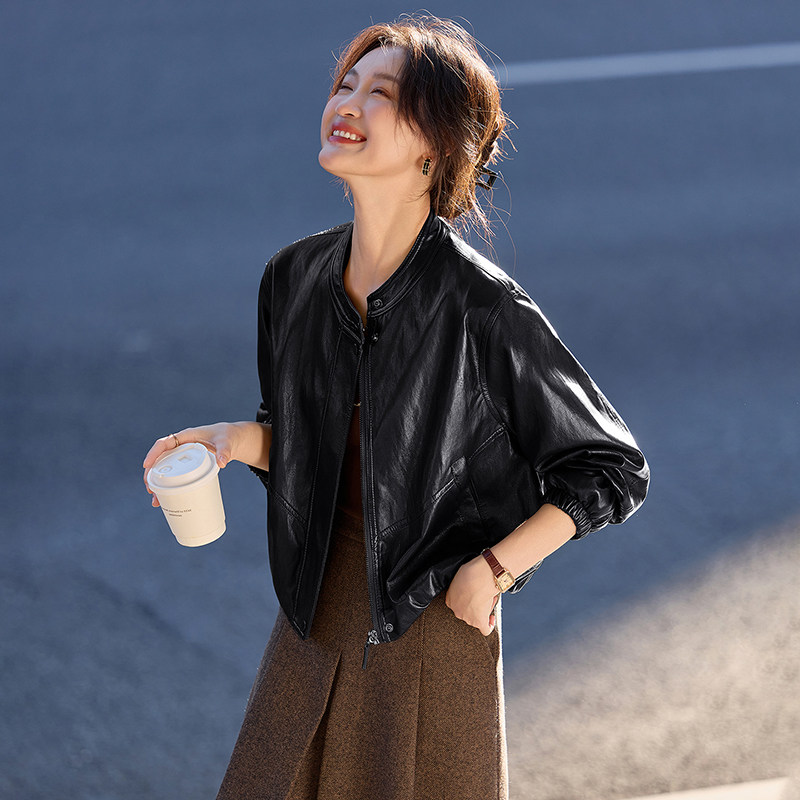 酷飒帅气小皮衣外套女短款2026春秋新款洋气复古今年流行PU皮夹克