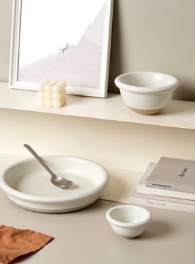 出美国GC粗陶沙釉早餐碗蘸料碗烤盘高温釉下彩微波炉微瑕@4-2@