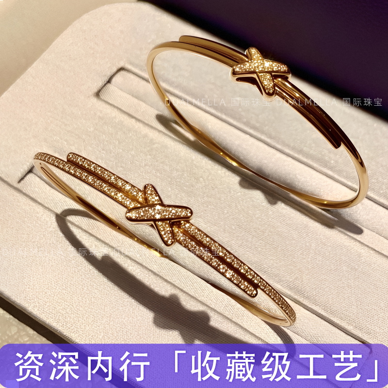 交叉手镯女Liens缘系一生