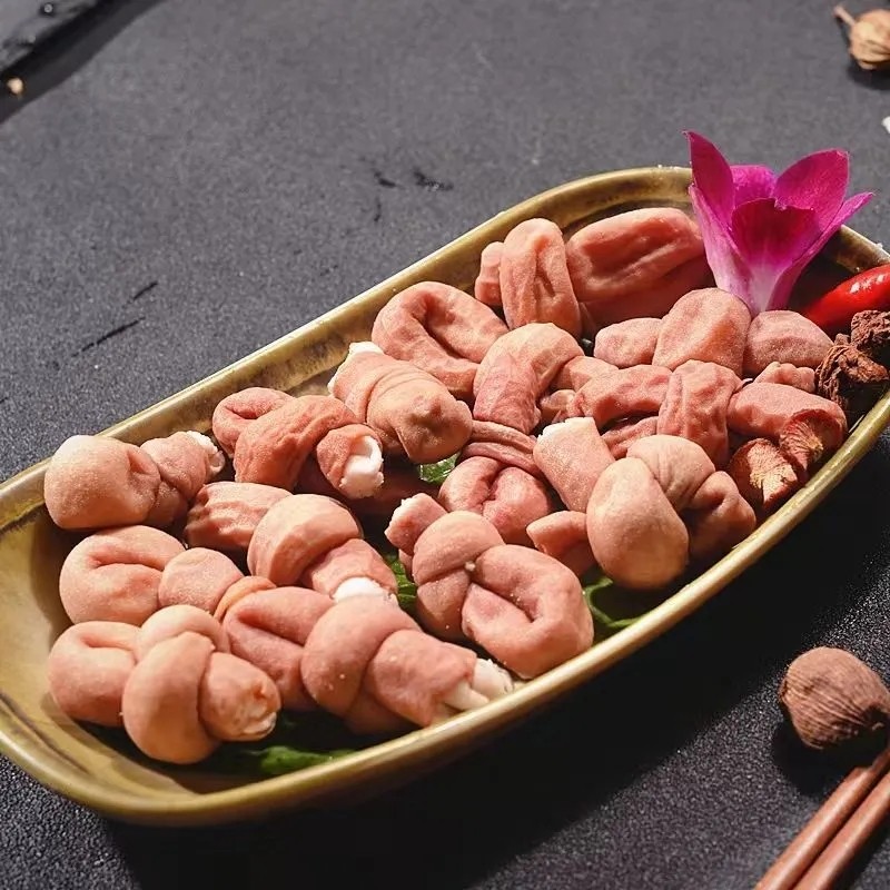 新鲜冒节子四川串串火锅食材配菜商用全熟卤肥肠结子猪小肠
