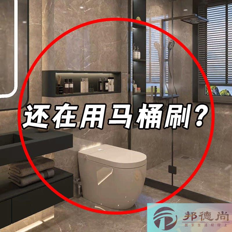 吸盘一次性马桶刷家用无死角壁挂卫生间可抛式洁厕刷家浴缸置物架图片
