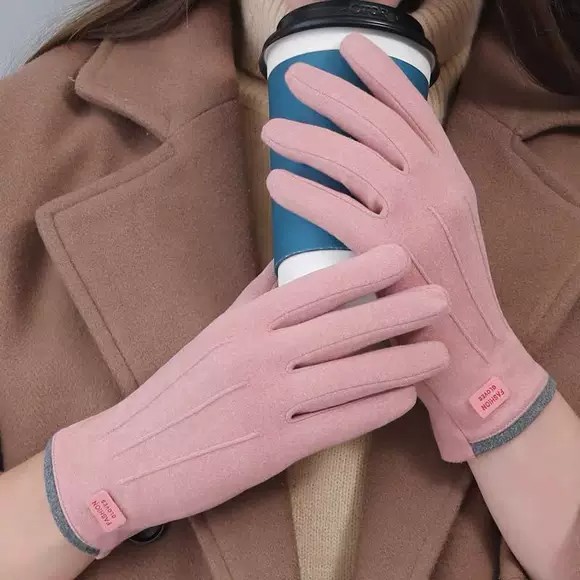 手套女士冬季2025新款户外骑行电动车防风保暖冬天加绒御寒可触屏