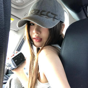 美式 大头围鸭舌帽宽檐加大加深显脸小 复古水洗做旧棒球帽子女夏季