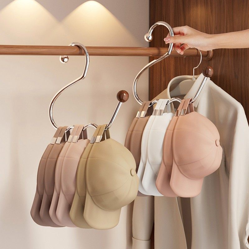 金属帽子收纳架 家用多功能衣架 宿舍整洁好帮手