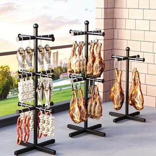 多功能晾衣架可折叠挂肉专用架子展示架商用晾晒肉架小型移动挂牛