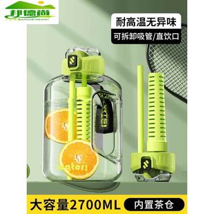 水杯大号容量耐高温吨桶吨2025新款 男女大肚健身运动水壶顿顿2206