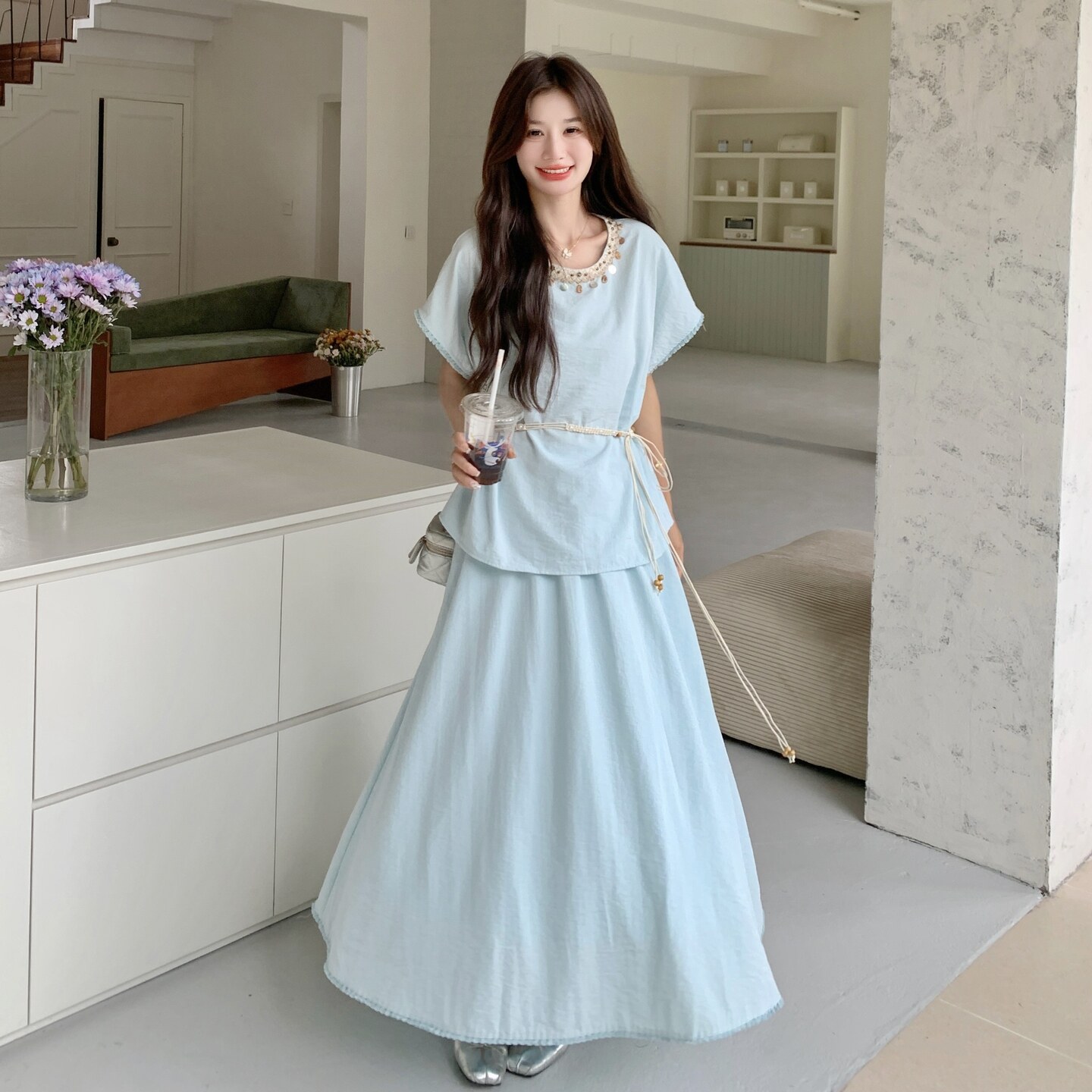 现货新款上衣+半身裙套装2C369-6282P165K238,女装套装/套裙,浙宝271