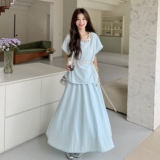 现货新款上衣+半身裙套装2C369-6282P165K238，女装套装/套裙，浙宝271