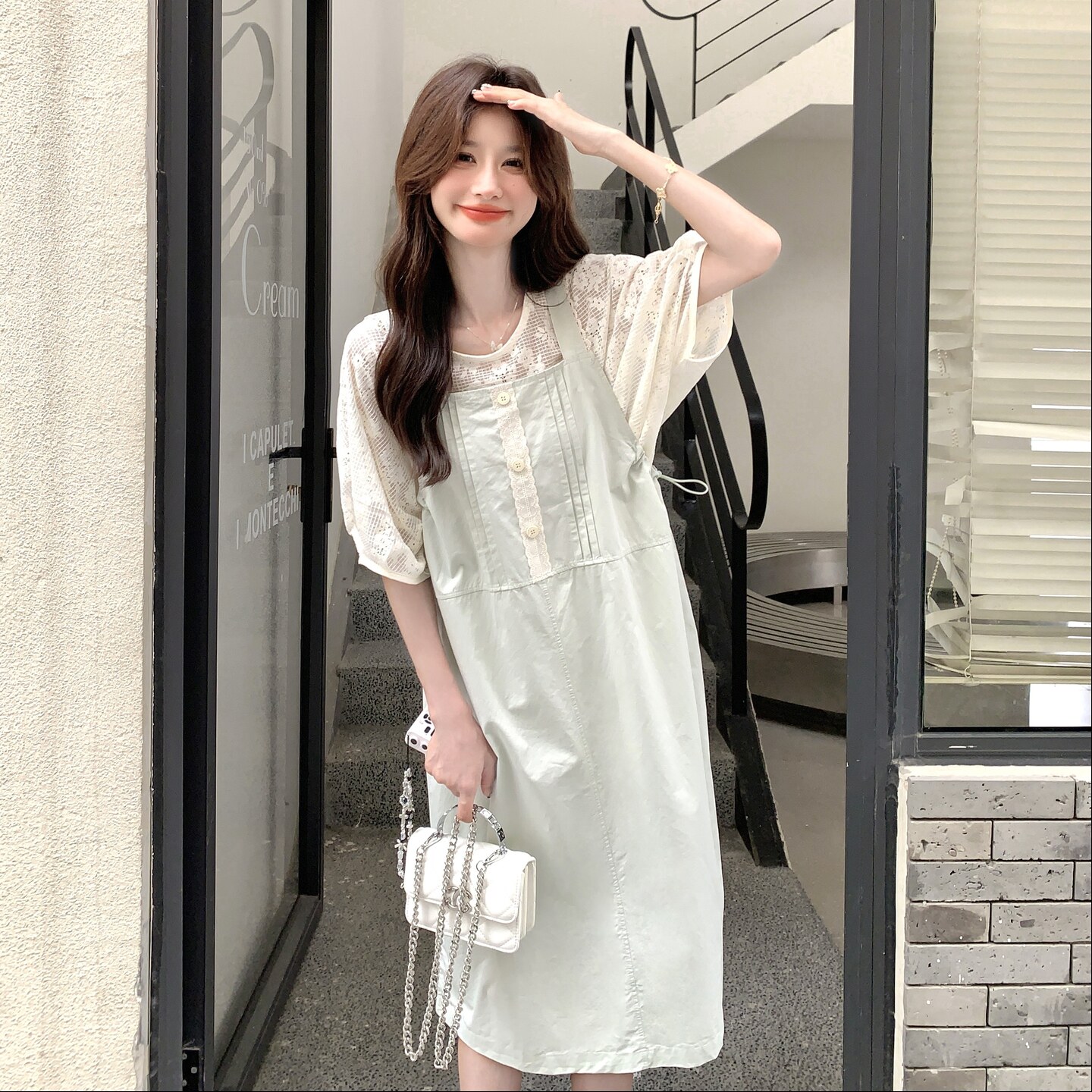 现货新款T+背带裙两件套套装2C369-6289P165K238,女装套装/套裙,浙宝271
