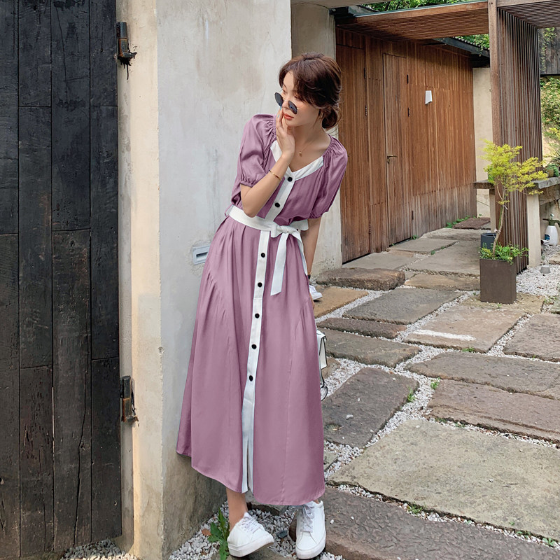 现货271-9818-P105新款连衣裙控158,女装连衣裙,浙宝271